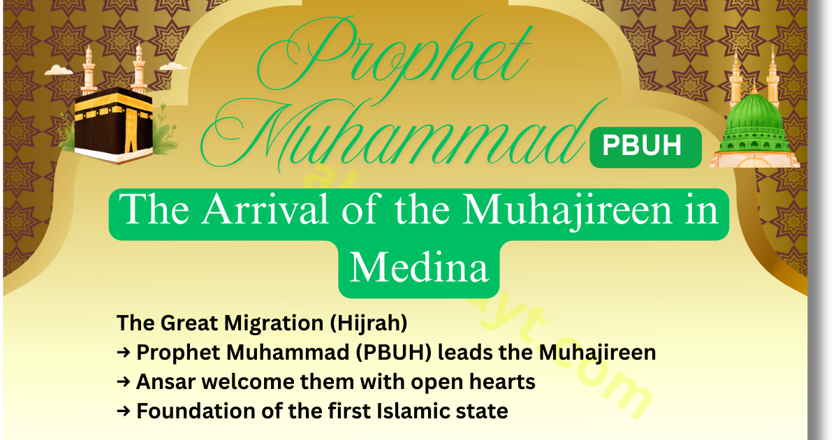 Arrival of Muhajireen in Medina