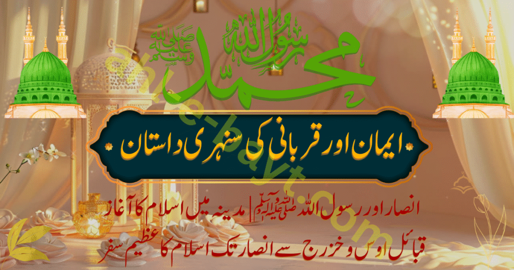 انصار میں اسلام کی ابتدا